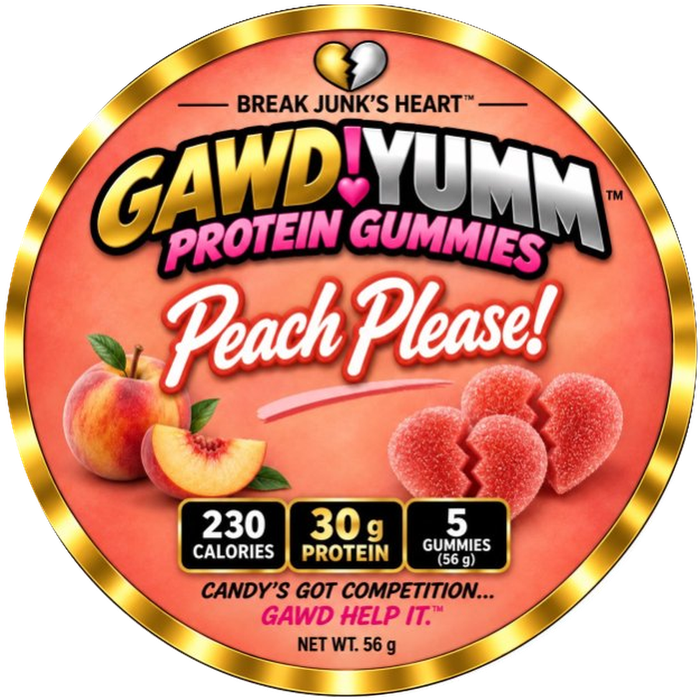 Peach Please! label